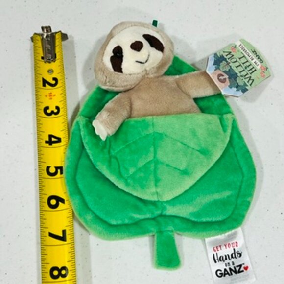 New Baby Ganz Mini Sloth In Leaf Willow Hill Pocket Pal H15127 NWT - Picture 2 of 8